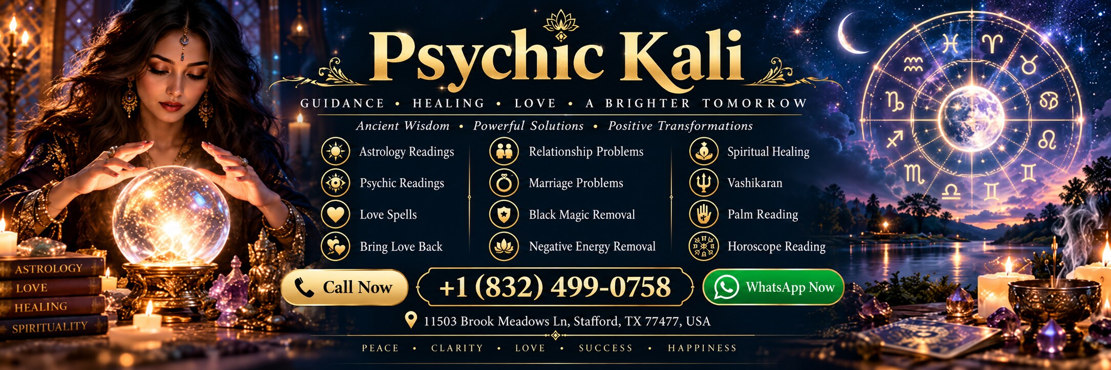 Psychic Kali desktop banner