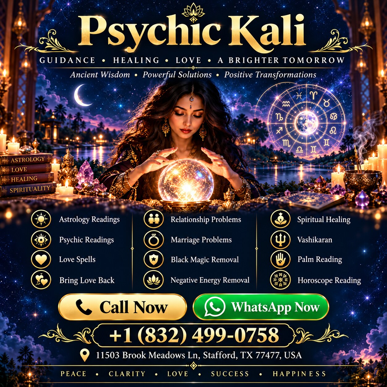 Psychic Kali mobile square banner